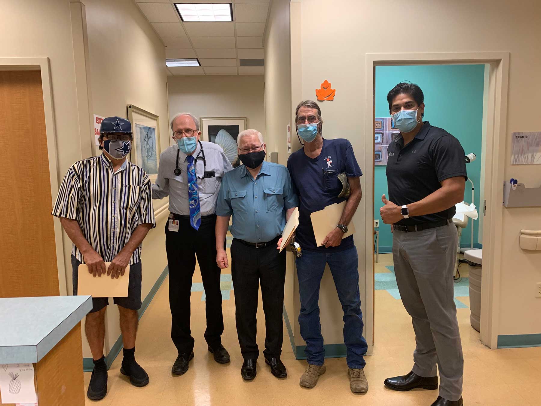 Professionals in a cancer treatment center serving San Benito, TX